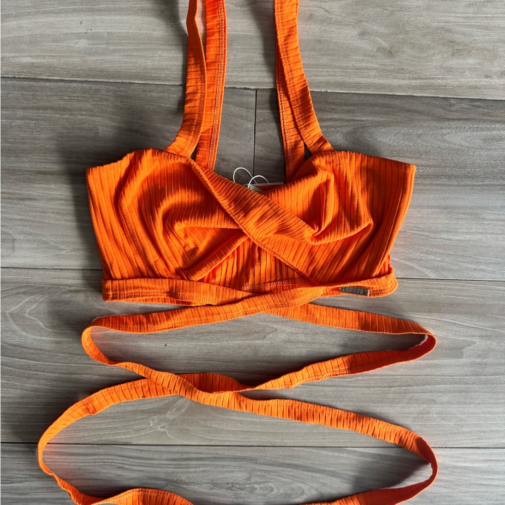 Simons Orange Crop Top